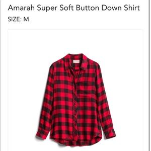 Red button down flannel